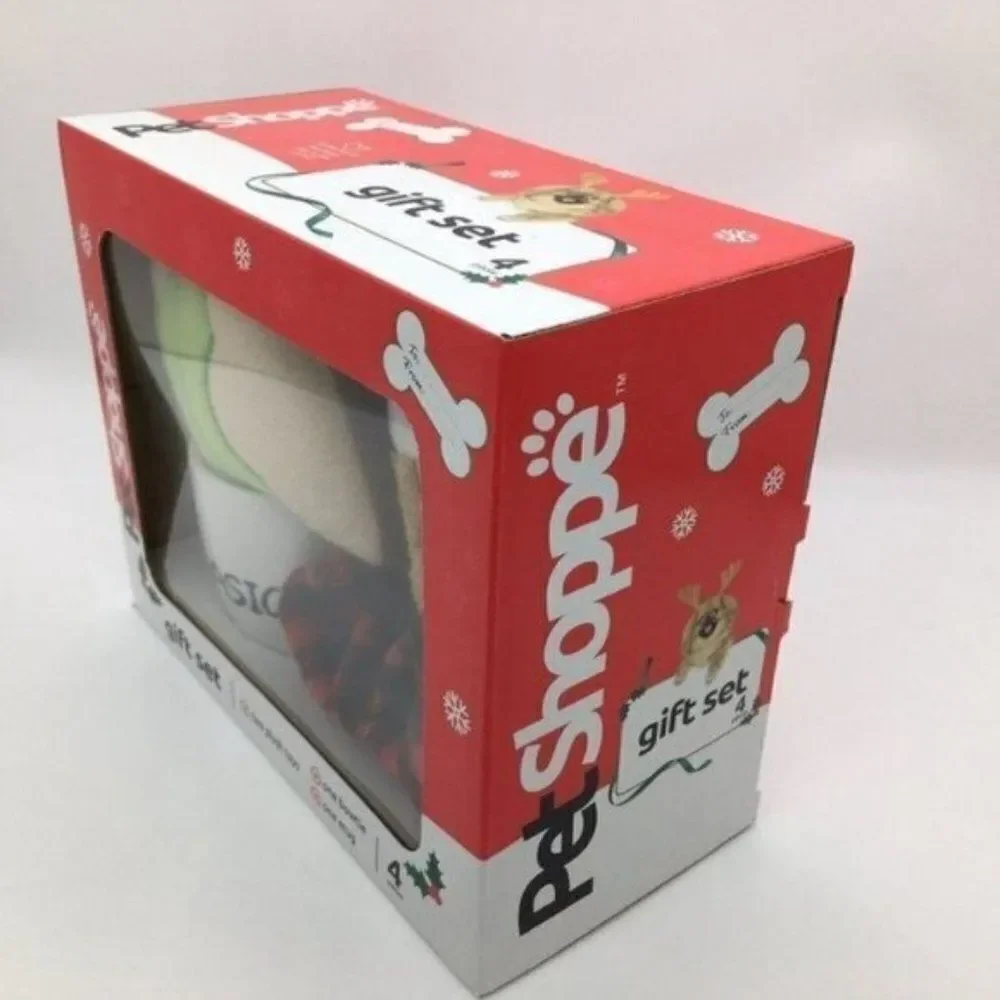 Pet Shoppe Holiday Dog Gift Set New